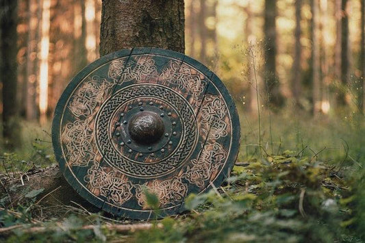 Handmade Viking Shield, Viking Shield Norse Drake, Viking Wall Decor, Wood Wall Art, Handmade Home Decor, Fathers Day Gift, Christmas Day Gift 