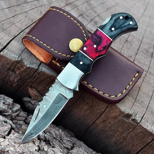 RA-82 Custom Handmade Authentic Folding Pocket Knife, Everyday Carry Folding Pocket Knife, Outdoor Adventure Knife, Gift For Men, Gift For Him, Personalized Gift, Christmas Gift - Ragnar Armory